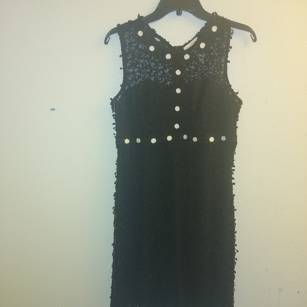 Laundry by Shelli Segal  Black Lace Dress.